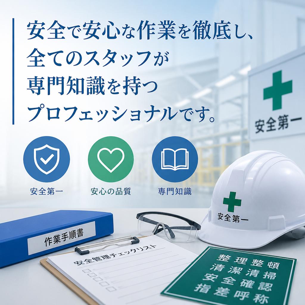 安心・安全への取り組み