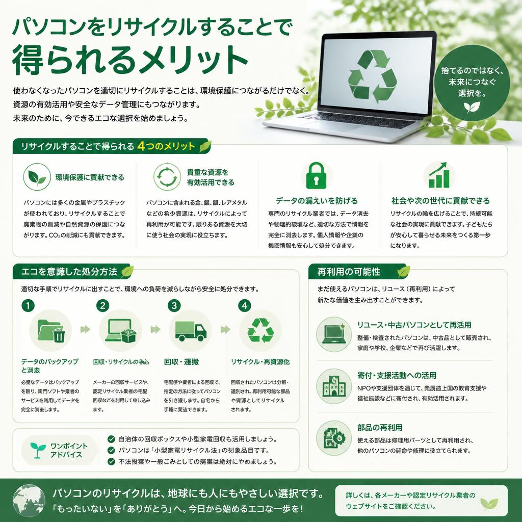4. パソコンリサイクルの利点
