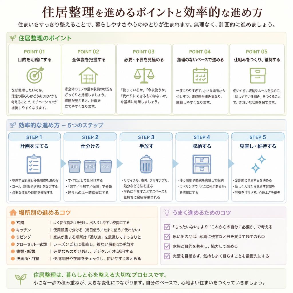 5. 住居整理のポイント